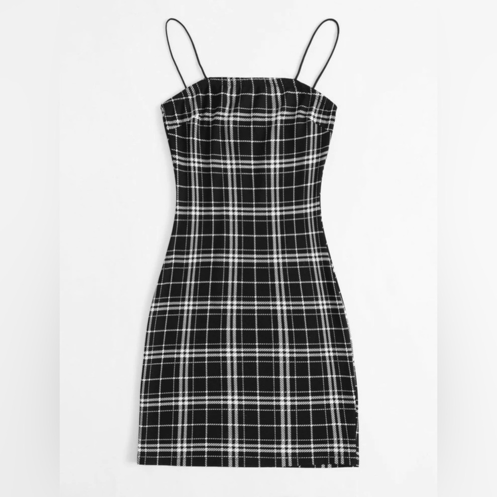 Plaid Bodycon Dress